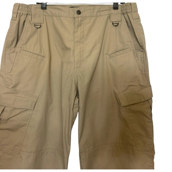 CQR MENS Tactical Khaki Tan Cargo Ripstop Hiking Pants TPL 106 Size 38 x 27 - Picture 3 of 7